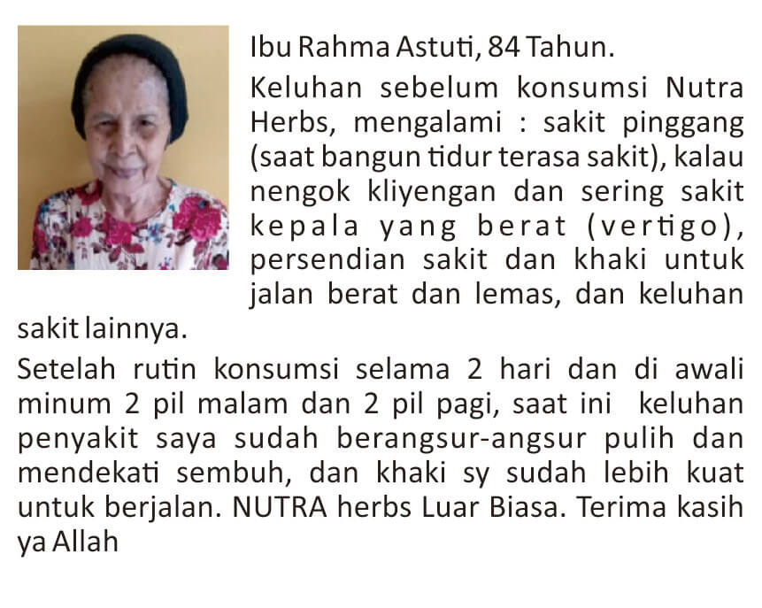 Aceh Utara Testimoni Nutra Herbs